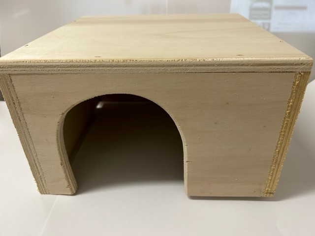 Wood guinea pig ferret hideaway hide cubby bed